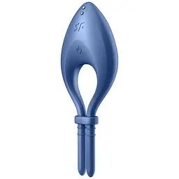 Ерекційне смарт віброкільце з регулюванням розміру Satisfyer Bullseye Blue Satisfyer SO6120 92296 - мініатюра 3