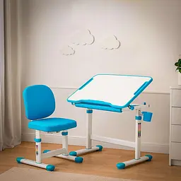 Комплект меблів Evo-kids Evo-06 Plus Blue: стіл+стілець (Evo-06 Plus BL) - мініатюра 4