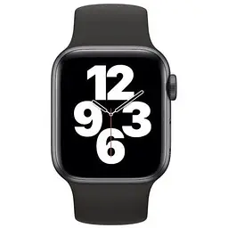 Силіконовий ремінець CasePro Solo Loop Black Size S для Apple Watch 41mm/40mm/38mm - мініатюра 2
