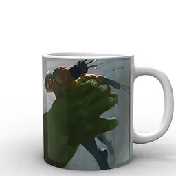 Кухоль GeekLand Халк Hulk wolverine HU.02.020 330 мл білий - мініатюра 3