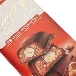 Шоколад чорний Lindt Les Grandes Праліне-фундук 225 г - мініатюра 3