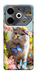 Чехол itsPrint Spring cat для TECNO Pova 6 Neo (LI6)