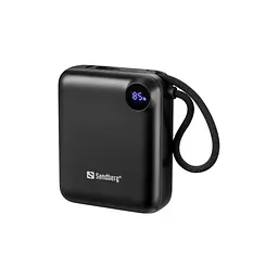Батарея універсальна Sandberg 10000mAh PD/3.1/20W, QC/3.0, USB-C In/Out, with 2 cables USB-C (421-26)
