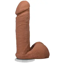 Фалоімітатор Doc Johnson The Realistic Cock ULTRASKYN 6 Inch with Balls, карамельний