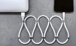 Кабель SuperCalla MicroUSB на магнітах White (vol-774) - мініатюра 4