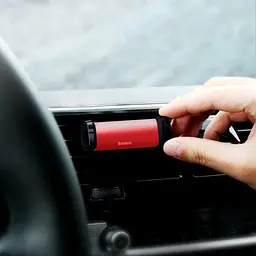 Автомобільний тримач Baseus Steel Cannon Air Outlet Car Mount SUGP-09 Red - мініатюра 4