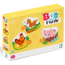 Пазл DoDo 3 в 1 День на фермі (300394)