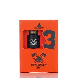 Бак дріпка Hellvape Dead Rabbit 3 RDA 24mm Matte Black (15861) - мініатюра 3