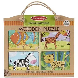 Пазли Melissa & Doug Тварини дерев'яні у футлярі (MD31362)