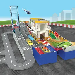 Ігровий набір Pocket series Гоночна траса 2 в 1 80 ел. Driven det0018505 - мініатюра 4