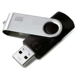 USB флеш накопичувач Goodram 16GB Twister Black USB 2.0 (UTS2-0160K0R11) - мініатюра 2