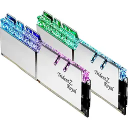 Модуль пам'яті DDR4 G.Skill Trident Z Royal 2x8 GB 3200MHz Silver [F4-3200C16D-16GTRS] [105079] - мініатюра 4