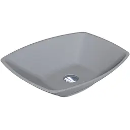 Умивальник Miraggio Lex S mirastone gray 0000419, Сірий
