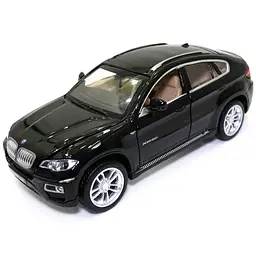 Колекційна металева модель автомобіля Автопром BMW X6 з інерцією, світлом та звуком 1:32 - мініатюра 4