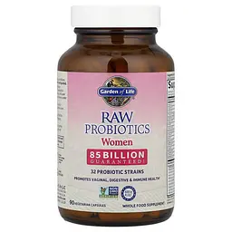 Пробіотики та пребіотики RAW Probiotics Women 85 Billion 90 рослинних капсул Garden of Life vit0005077 - мініатюра 3