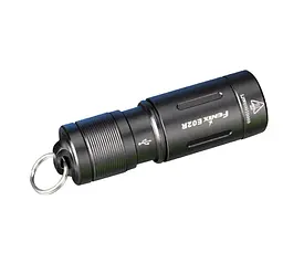 Ручний міні ліхтарик Fenix E02R 200лм Micro USB (Чорний) - мініатюра 3