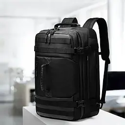 Рюкзак міський Ozuko 9242S з відділенням для ноутбука 15.6 Black 19 л (16204) - мініатюра 5