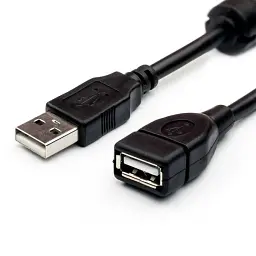 Кабель USB (AM/AF) 1.5m Atcom (17206) ферит