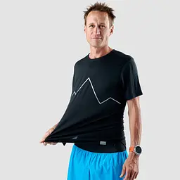 Футболка чоловіча Ultimate Direction Jason Schlarb Merino XL Чорний - мініатюра 5