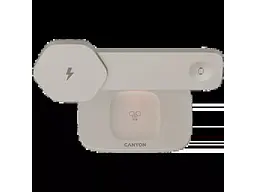 Бездротовий зарядний пристрій Canyon Hexagon WCS-310 Wireless Charging Station Light Gray/Orange (CNS-WCS310LGOR) - мініатюра 12