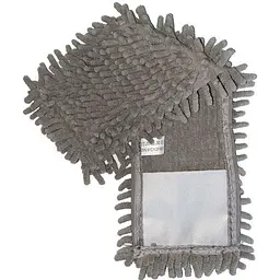 Насадка змінна для швабри Eco Fabric мікрофібра шиньйон Преміум 43 см сіра (EF-1000-PR) - мініатюра 2