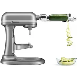 Планетарний міксер KitchenAid Artisan з підйомною чашею 5.6 л сріблястий (5KSM60SPXECU) - мініатюра 6