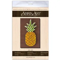 Набір стрінг-арт Abris Art Ананас ABC-009 дерев'яна основа - мініатюра 8