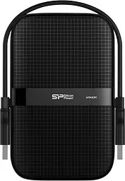 Зовнішній жорсткий диск Silicon Power 1TB Armor A60 All Black (SP010TBPHDA60S3A)