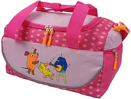 Сумка спортивна дитяча Hanson Die Maus Sporttasche 18 л 37x22x17 см поліестер рожева