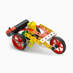Конструктор Zephyr Robotix-1 металевий з електромотором 114 елементів 8 моделей - мініатюра 7