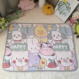 Багаторазова пелюшка Pelushka Happy animals 100х120 см - мініатюра 5