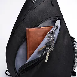 Cумка через плече слінг Primo Osoce B11 - Black - мініатюра 7