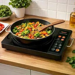 Інфрачервона настільна плита RAF R.8046 3500 Вт • Електроплитка Infrared Cooker з однією конфоркою для дому, дачі та кухні - мініатюра 6