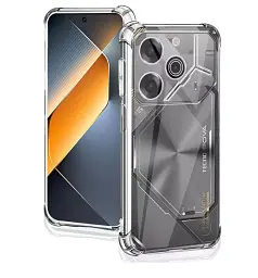 Панель BeCover Anti-Shock для Tecno POVA 6 (LI7) Clear (712784) - мініатюра 2