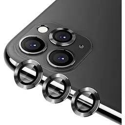 Захисне скло на камеру DK Lens Metal Ring Eagle Eye для Apple iPhone 11 Pro 015724 black