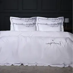 Комплект постільної білизни MirSon Imperial Tencel №01 White 160х220 см (2200010753288) - мініатюра 2