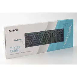 Клавіатура A4Tech FX60H USB Grey Neon backlit (4711421978309) - мініатюра 9