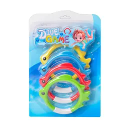 Кольца для ныряния A-Toys «Рыбки» 15 см, набор 4 шт. MR1664