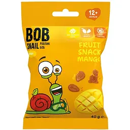 Натуральные снеки для детей Bob Snail Манго 40 г