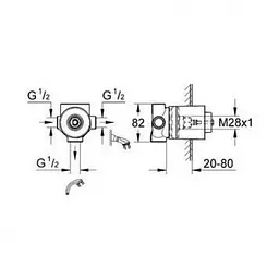 Прихована частина Grohe Concealed 29706000 - мініатюра 2
