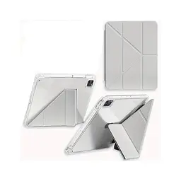 Чохол до планшета BeCover Ultra Slim Origami Transparent Apple iPad Pro 11" M4 2024 Gray (711690) - мініатюра 2