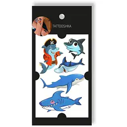 Тату Акули WS-A002 (5805800010793) shop (5805800010793) - мініатюра 4