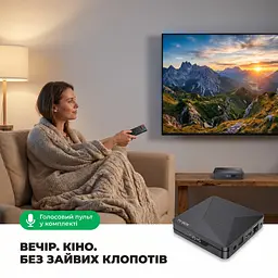Смарт ТВ 4К приставка X88 PRO X5M Amlogic S905X5M 4/64 ГБ Android 14, голосовий пошук - мініатюра 3