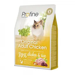 Сухий корм Profine Original Adult для дорослих кішок, з куркою та рисом, 2 кг