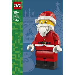 Конструктор LEGO Iconic Збільшена мініфігурка Санти 761 ел. (40820)