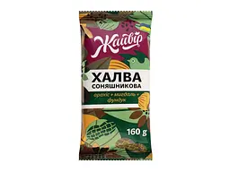 Халва ЖАЙВІР 160г соняшникова "Горіховий мікс", ф.