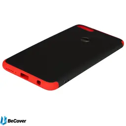 Панель BeCover Super-protect Series для Huawei Y7 Prime 2018 Black-Red (702249) - мініатюра 3