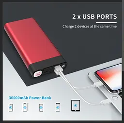 Зарядний пристрій Power Bank Elefull 30000mAh PB-HOUMI-1W - мініатюра 10