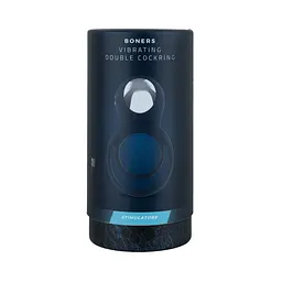 Ерекційне віброкільце Boners Vibrating Double Cock Ring - мініатюра 10