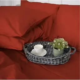 Простирадло на резинці MirSon Satin Premium 0081 Terracotta 200х80 см (2200010929331) - мініатюра 5